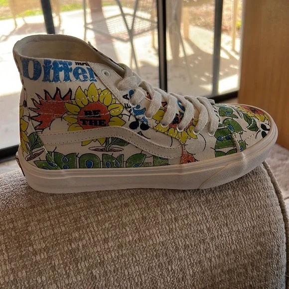 VANS Sk8-Hi Eco Positivity Shoes NWT sz 10.5 woman’s mens sz 9 - Picture 2 of 7